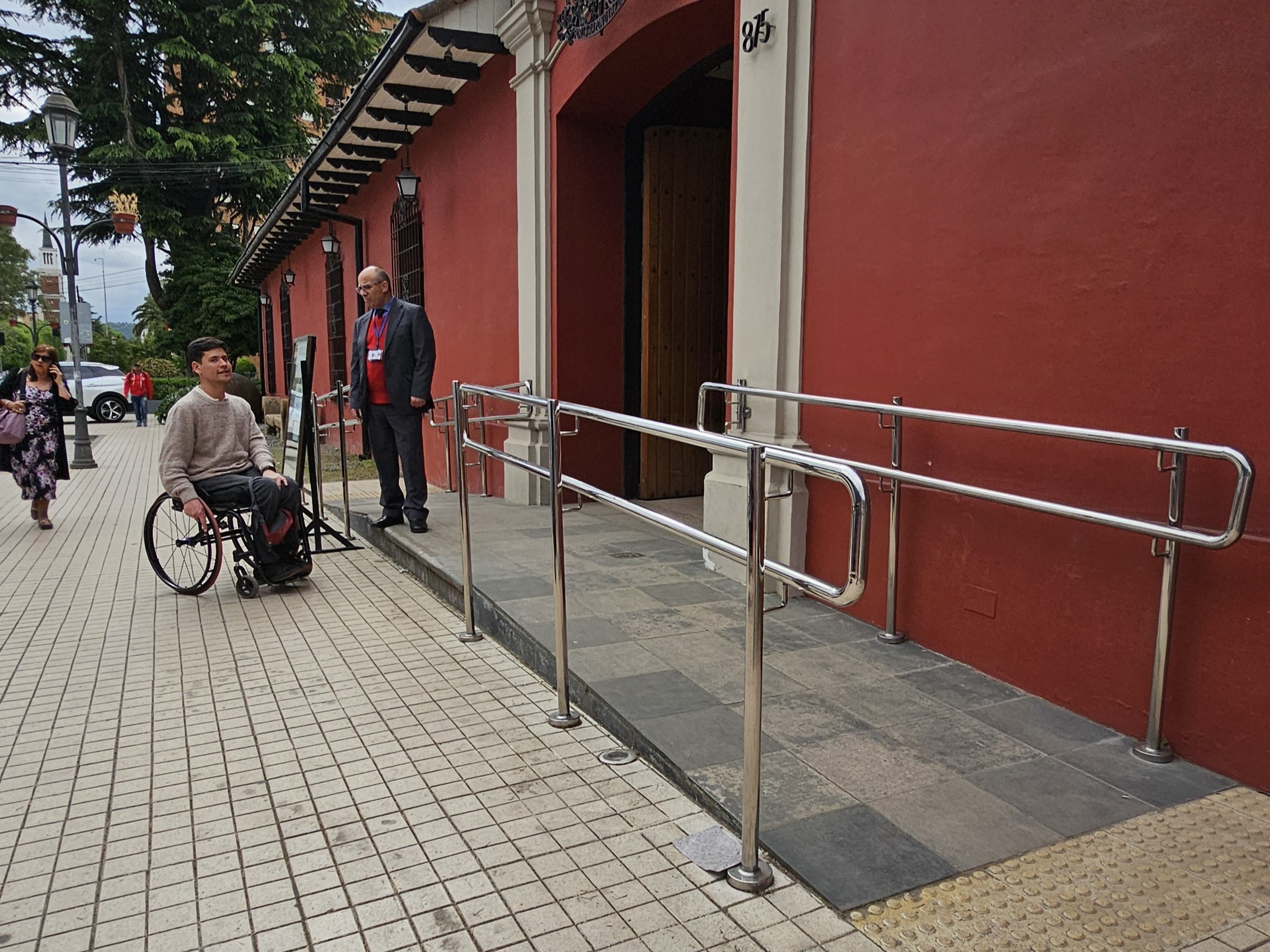 Fotografía de la Rampa de acceso al museo